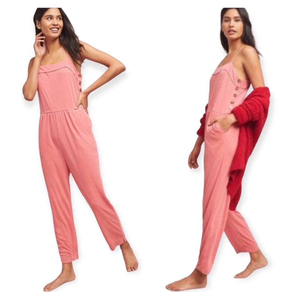Anthropologie Saturday Sunday Cupro Jumpsuit